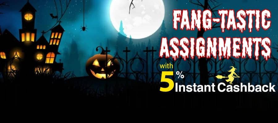 Halloween Sale 2019: Fang-tastic Assignments Coming Your Way with 5% Cashback